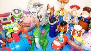 1999 DISNEYS TOY STORY 2 SET OF 20 McDONALDS HAPPY MEAL MOVIE COLLECTION TOYS VIDEO REVIEW [upl. by Akeyla]