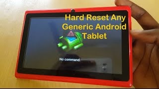 Reset any Generic or Chinese Android Tablet Easy [upl. by Mittel]