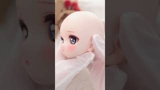 困り眉うさぎなドール🐰ドールメイク DDH01 カスタムヘッド（doll make） [upl. by Biancha]