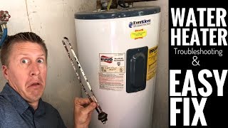 Electric Water Heater Repair In Minutes STEP by STEP [upl. by Nairadal]