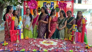 Gandhari song dance performance by Geethanjali high school students proddatur [upl. by Leciram]