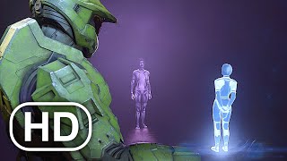 Awkward Master Chief amp New Cortana Meet Old Cortana Scene  Halo Infinite [upl. by Arahsat]