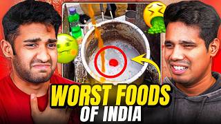 WORST INDIAN STREET FOODS WITH GamerFleet 🤮 [upl. by Arbrab]