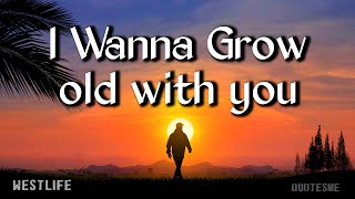 I Wanna Grow Old With You  Westlife Lyric terjemah  slideshow [upl. by Ylrbmik]