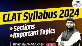 CLAT Complete Syllabus 2024  Target CLAT 2024  StudyIQ Judiciary [upl. by Aubigny605]