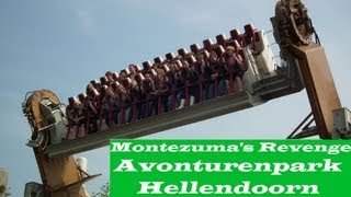 Montezumas Revenge OnOffride Avonturenpark Hellendoorn Holland [upl. by Ahsaelat]