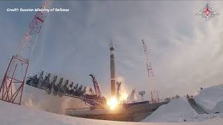 Soyuz 21v Launches Cosmos 2575 [upl. by Bein93]