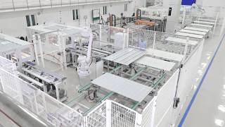 Turnkey solar module manufacturing line  PV module factory  Mondragon Assembly [upl. by Nuris64]