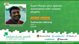 Supercharge your Appium automation with custom plugins by Sudharsan Selvaraj SeleniumConf 2024 [upl. by Carter]