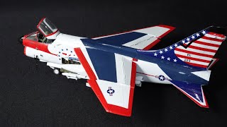 Hasegawa 148 A7D Corsair II Bicentennial 23TFW 1976 built model kit [upl. by Bergerac506]