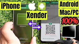 How to Xender iPhone to iPhone Android PC amp Mac 2024 [upl. by Eibloc]