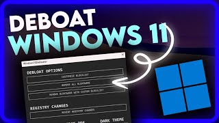 How to Debloat Windows 11  Tutorial 2024 [upl. by Itsyrk]