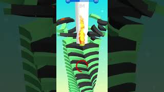 Stack Ball  Level 1871 shorts shortsviral stackbounce games gameplay viralvideos subscribe [upl. by Richard]