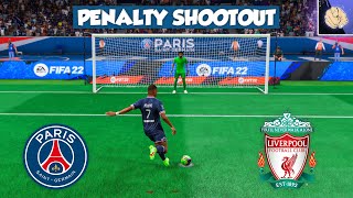 FIFA 22  Penalty Shootout  PSG vs Liverpool 🔥 [upl. by Origra]