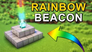 The EASIEST Rainbow Beacon in Minecraft 121 Tutorial [upl. by Avihs256]