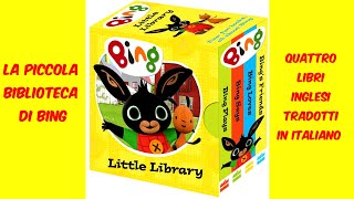 La piccola biblioteca di Bing Libri inglesi tradotti in italiano  audiolibri per bambini [upl. by Bunny447]