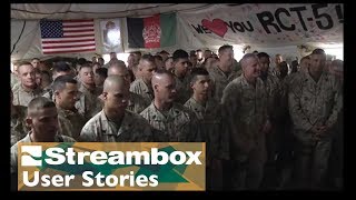 Live Broadcast of Troops Overseas During Super Bowl XLVI National Anthem [upl. by Stephie]