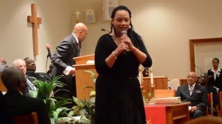 Psalmist Lisa Winn sings quotSafe In his Armsquot with the Union Baptist Church Mass Choir of Easton MD [upl. by Clapp84]