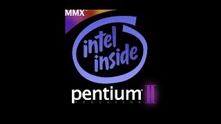 Remake Intel Pentium 1 and 2 Animation in 8K60  Reproduction Jingle Intel Pentium  2018 [upl. by Ettenot]