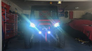 2021 Polaris Ranger 500  Harbor Freight Apex Badland 5500 Winch Installation [upl. by Decca]