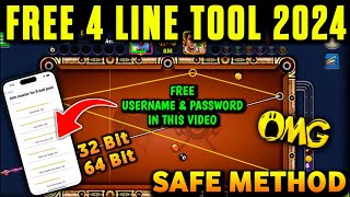 🔥FREE HACK🔥 8 BALL POOL 4 LINE AIM HACK MODE MENU 100 SAFE ✅ NO BANNED  FULL SETUP VIDEO 2024 🤩 [upl. by Musa]