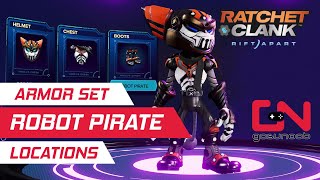 Robot Pirate Armor Set Locations  Ratchet and Clank Rift Apart [upl. by Northington643]