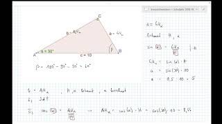 Berechnungen in rechtwinkeligen Dreiecken [upl. by Almeida]