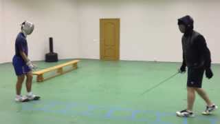 Fencing  Individual Lesson Saber  A Shirshov  K Ibragimov Part 2 [upl. by Cornwall]