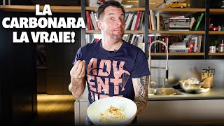 Recette de Norbert  Les vraies pâtes Carbonara [upl. by Newo236]