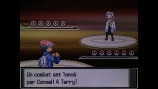 Pokémon Version Platine  Conseil 4 Terry  Ligue Pokémon Sinnoh [upl. by Amla]