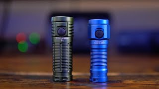 The Best Small EDC Flashlight ThruNite T1 vs W1 Beam Comparison [upl. by Magnum]