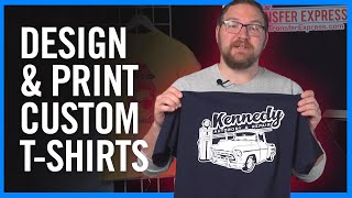 The EASIEST Way To Design amp Print TShirts [upl. by Irrahs367]