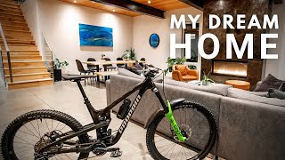 Pro Mountain Biker Shows His Dream Home and Garage [upl. by Thisbee73]