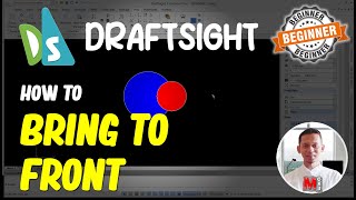 Draftsight How To Bring To Front [upl. by Nosimaj747]