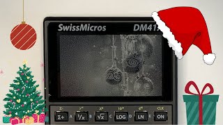 Swissmicros DM41X Plays Jingle Bells [upl. by Hullda282]