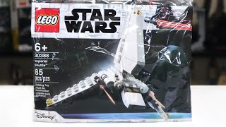 LEGO Star Wars 30388 IMPERIAL SHUTTLE Polybag Review 2021 [upl. by Massiw777]