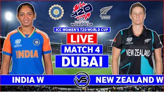 ICC Womens T20 World Cup Live India W v New Zealand W Live  IND W vs NZ W Live Scores amp Commentary [upl. by Nyrmak]