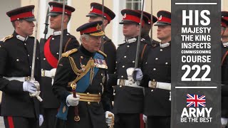 Sovereigns Parade  Commissioning Course 222  British Army [upl. by Atikihc]