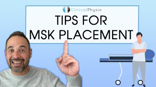 How to ACE your MSK Musculoskeletal Physio Student Placement from Specialist MSK Physio [upl. by Ludvig506]