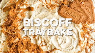 Biscoff Cake Traybake [upl. by Asim]