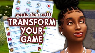 30 sims 4 mods that will TRANSFORM YOUR GAME [upl. by Anir851]