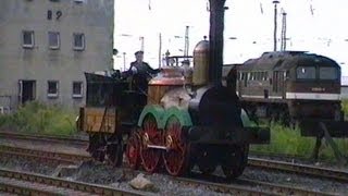 quotSaxoniaquot die erste in Deutschland gebaute Dampflokomotive Deutsche ReichsbahnMuseumsdampflok [upl. by Vivianna]