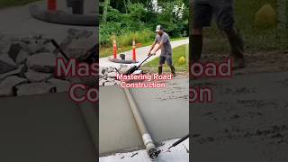 Mastering Road Construction shorts construction [upl. by Aierdna]