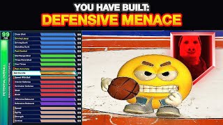 THE ULTIMATE DROPSTEPPING LOCKDOWN BUILD IN NBA 2K25 DEFENSIVE MENACE [upl. by Aronoff]