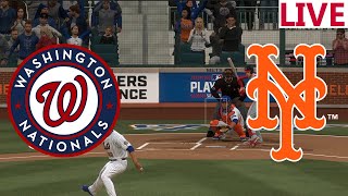 🔴LIVE 🔴Washington Nationals VS New York Mets September 18MLB Envivo MLB the show 24 [upl. by Xanthe394]