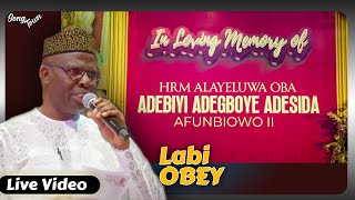 Labi Obey Live at Akure for Late HRM Oba Adebiyi Adesida [upl. by Roel]