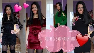 4 Outfit per San Valentino [upl. by Ateloj]