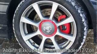 Abarth 595C Competizione 160 PS Nero Carbonio 00890370 Automatik Xenon Leder Video [upl. by Icyac]