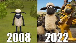 Evolution of Shaun the Sheep Games 20082022 [upl. by Marice]