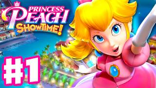 Princess Peach Showtime  Gameplay Walkthrough Part 1  Floor 1 100 [upl. by Utta74]